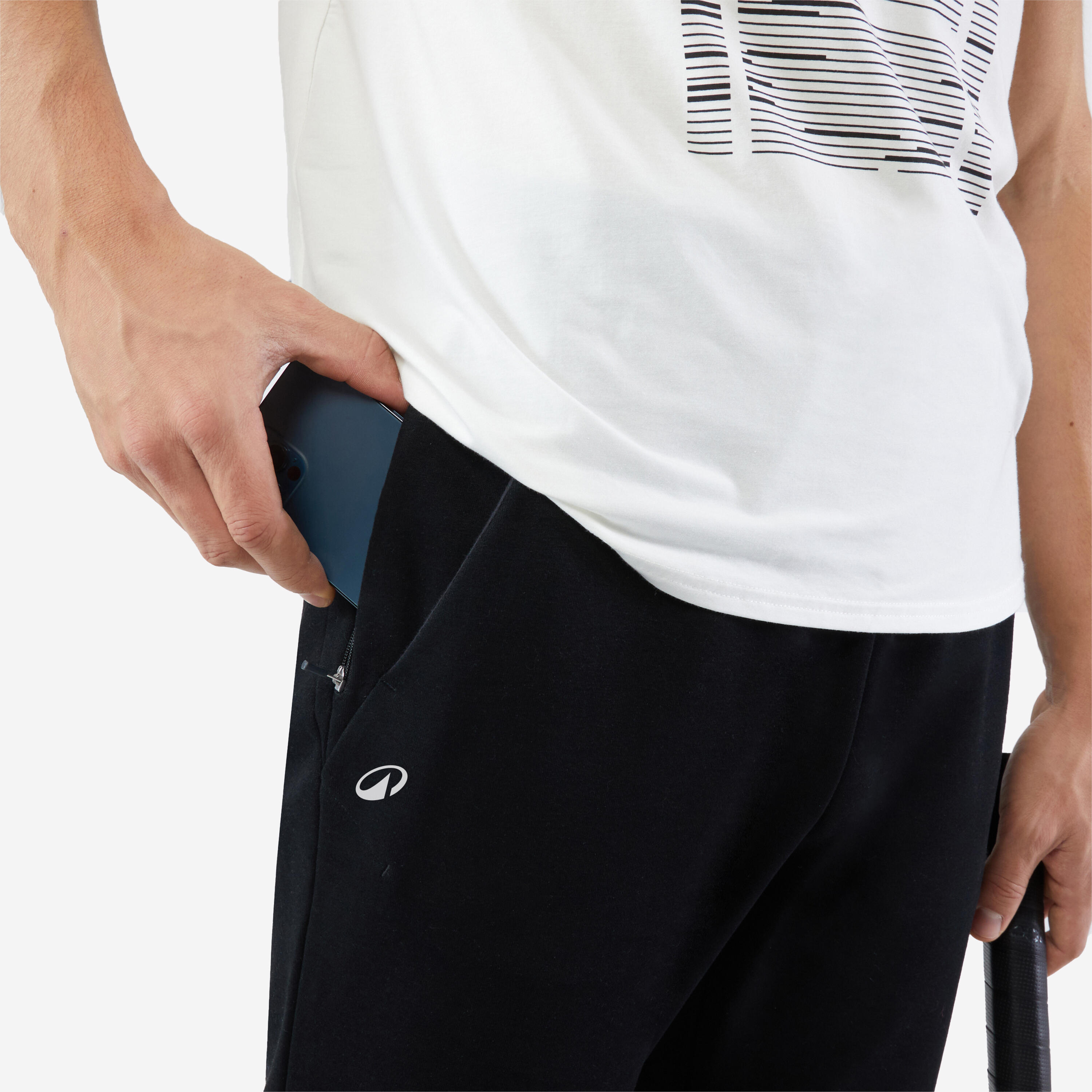 Pantaloni tennis uomo SOFT neri 3/10