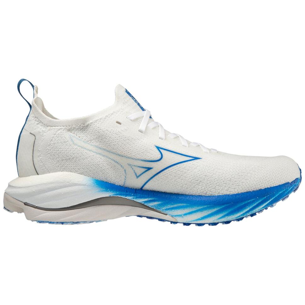 Buty do biegania męskie Mizuno Wave Neo Wind White / Peace Blue
