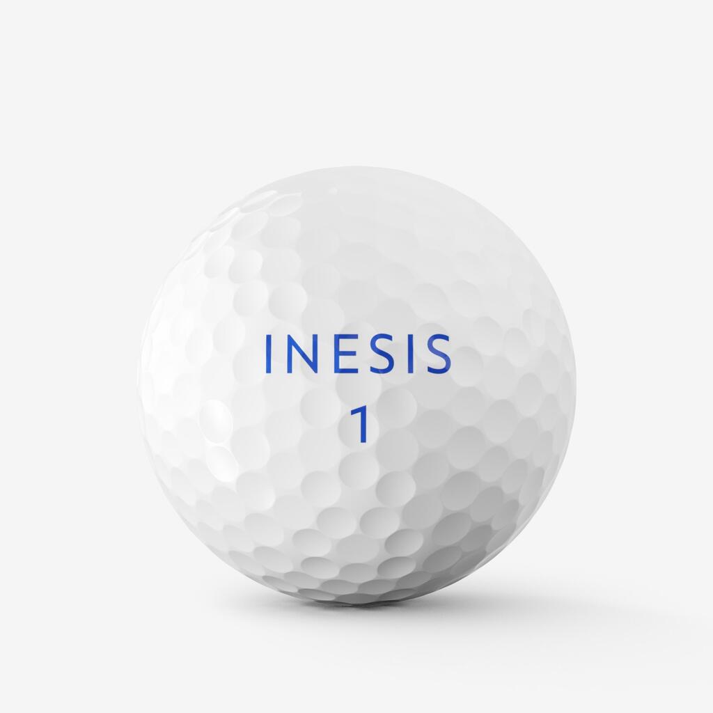 Balles golf x12 - INESIS Soft 500 jaune
