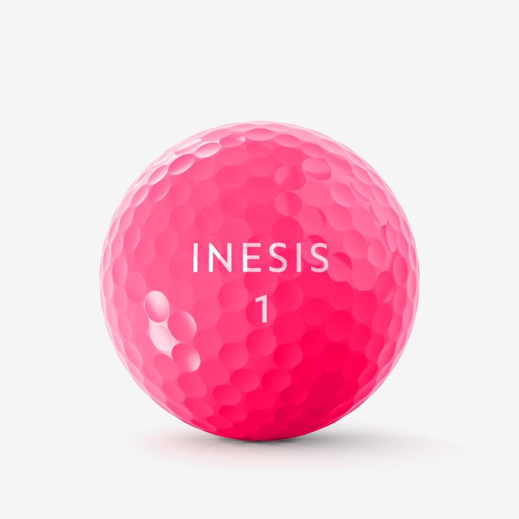 Pelota de Golf Soft 500 x12 Rosa