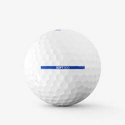 GOLF BALLSx12 - INESIS SOFT 500 WHITE