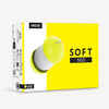 Golf balls x12 - INESIS Soft 500 yellow