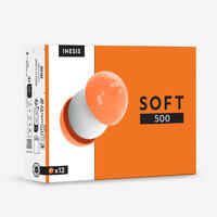 GOLF BALLS x12 - INESIS SOFT 500 ORANGE