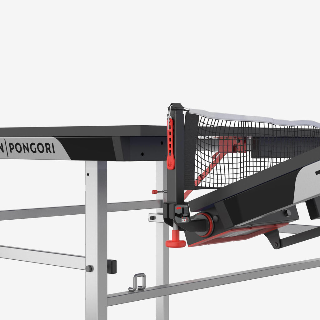 Table de tennis de table intérieure compacte avec filet innovant, TTT 130.2 Noir