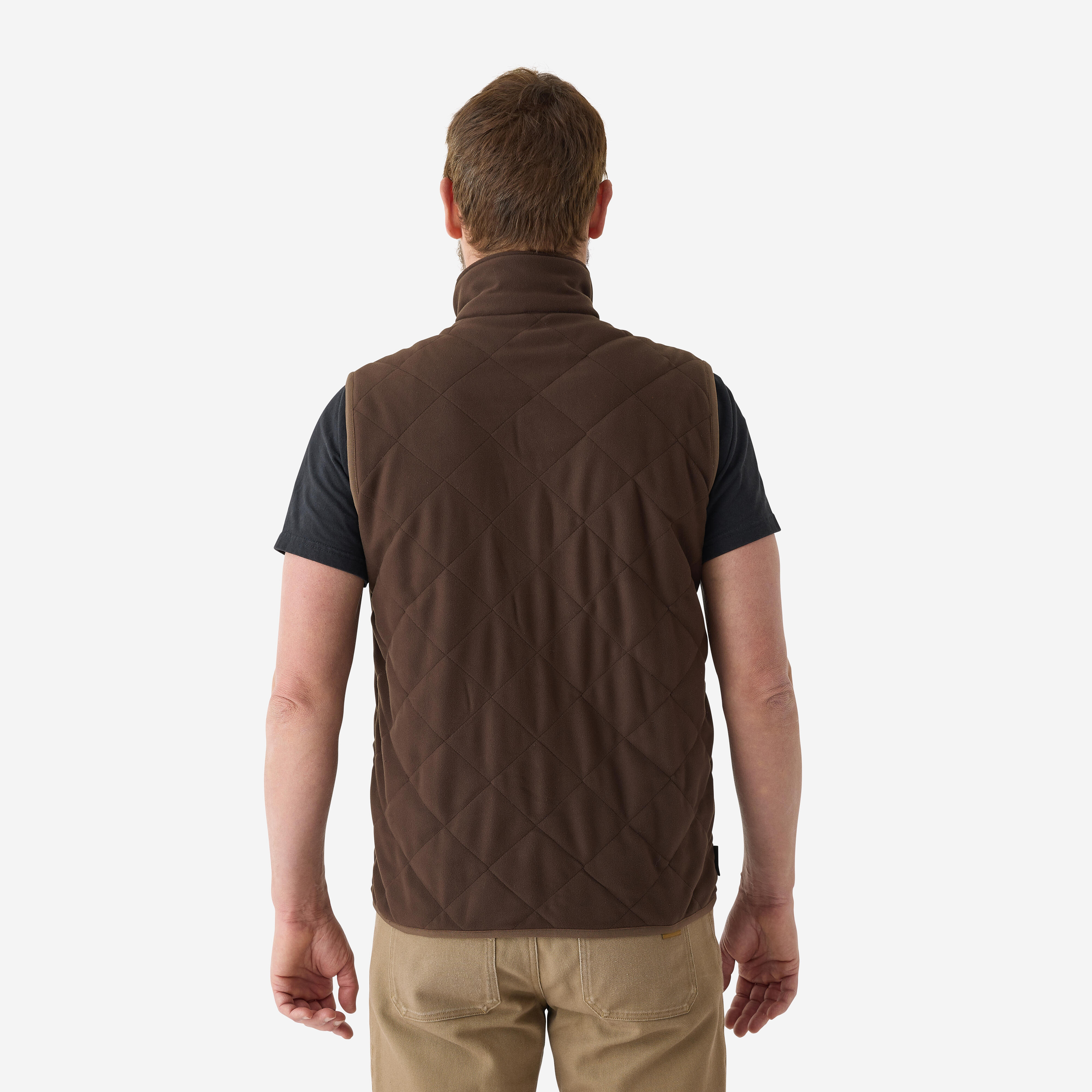 Men’s Silent Quilted Hunting Vest - SOLOGNAC