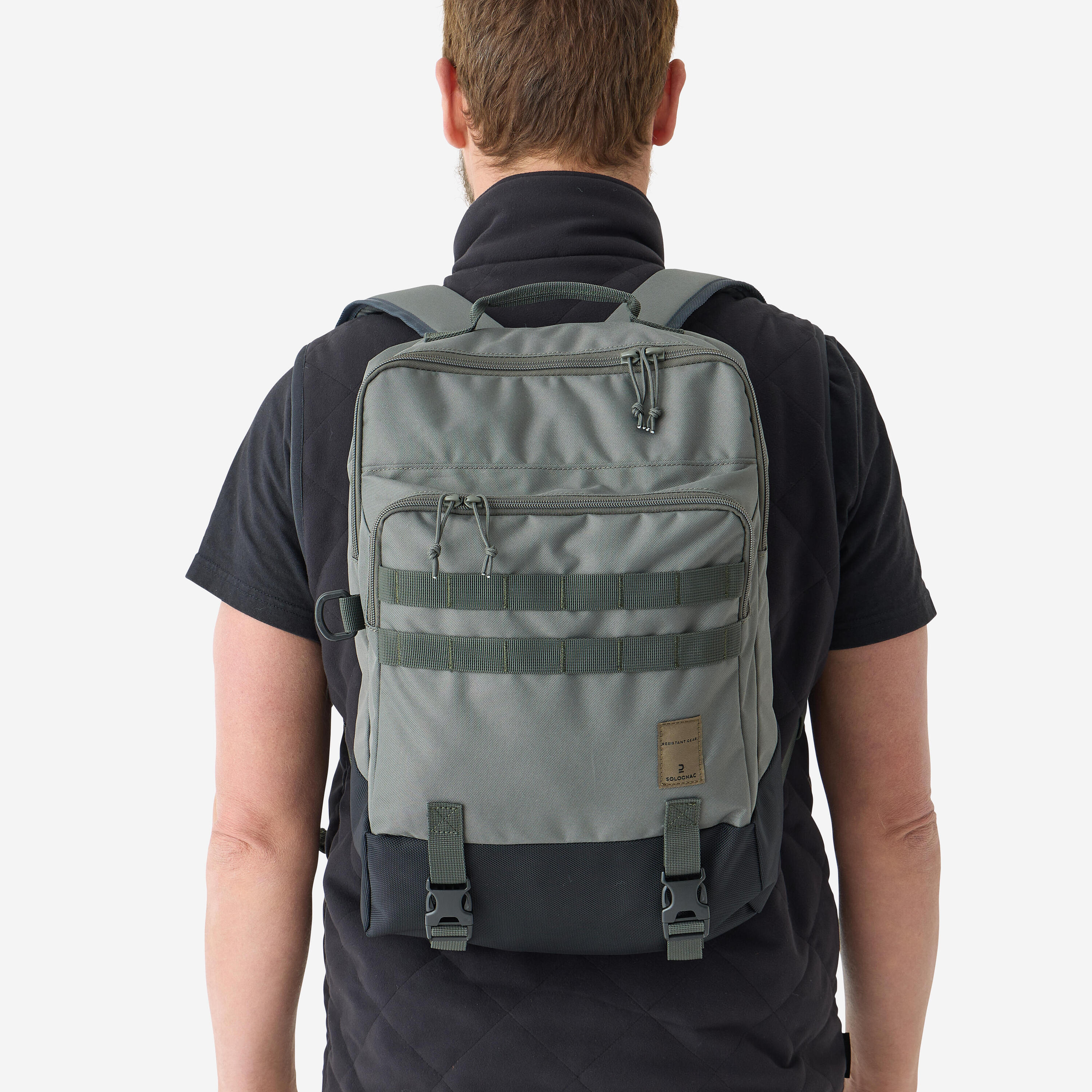 Sac à dos 20L TACTICAL gris cendré 4/4