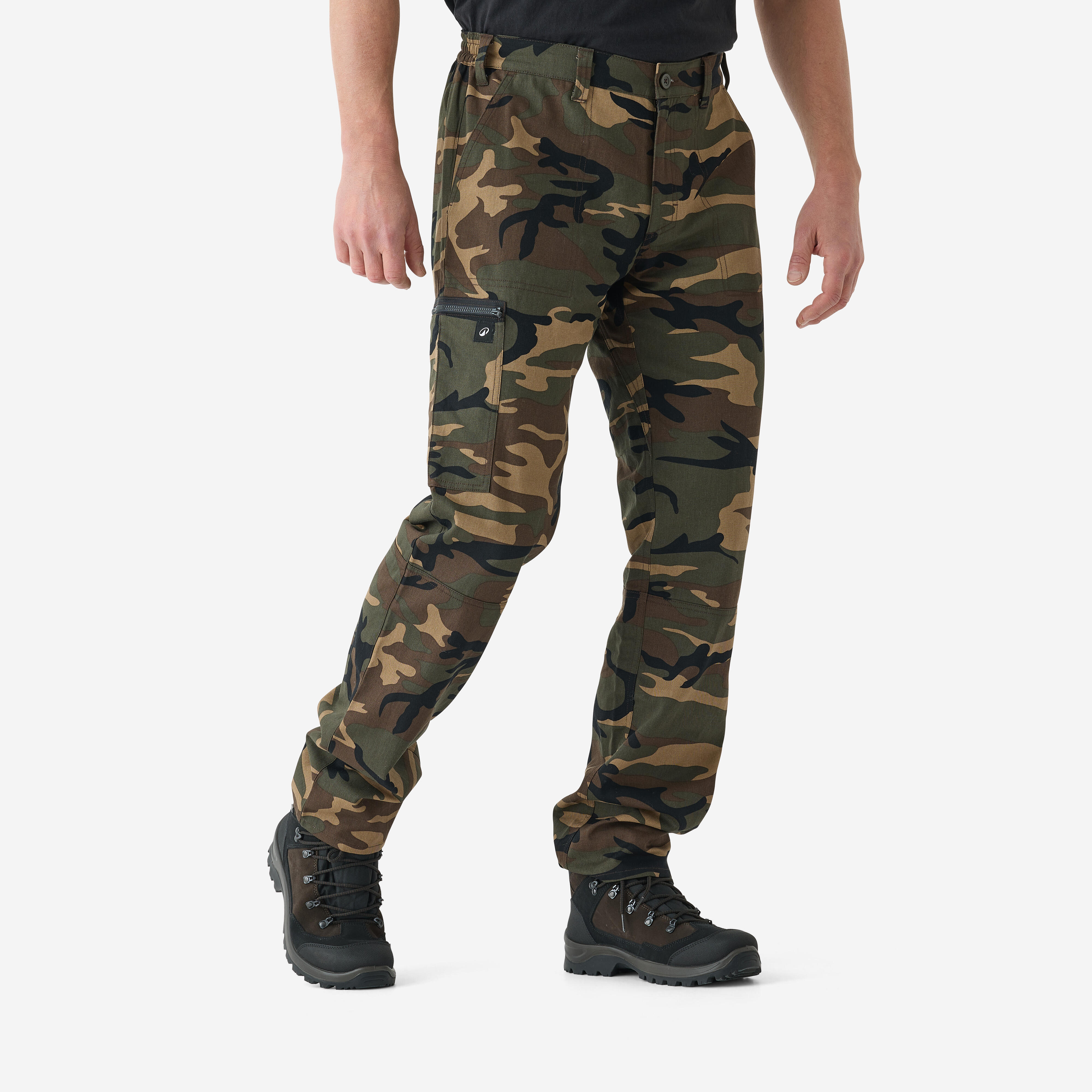 SOLOGNAC Jagdhose Steppe 120 strapazierfähig Camouflage | 03608393139795 SOLOGNAC Jagdhose Steppe 120 strapazierfähig Camouflage | 03608393139795