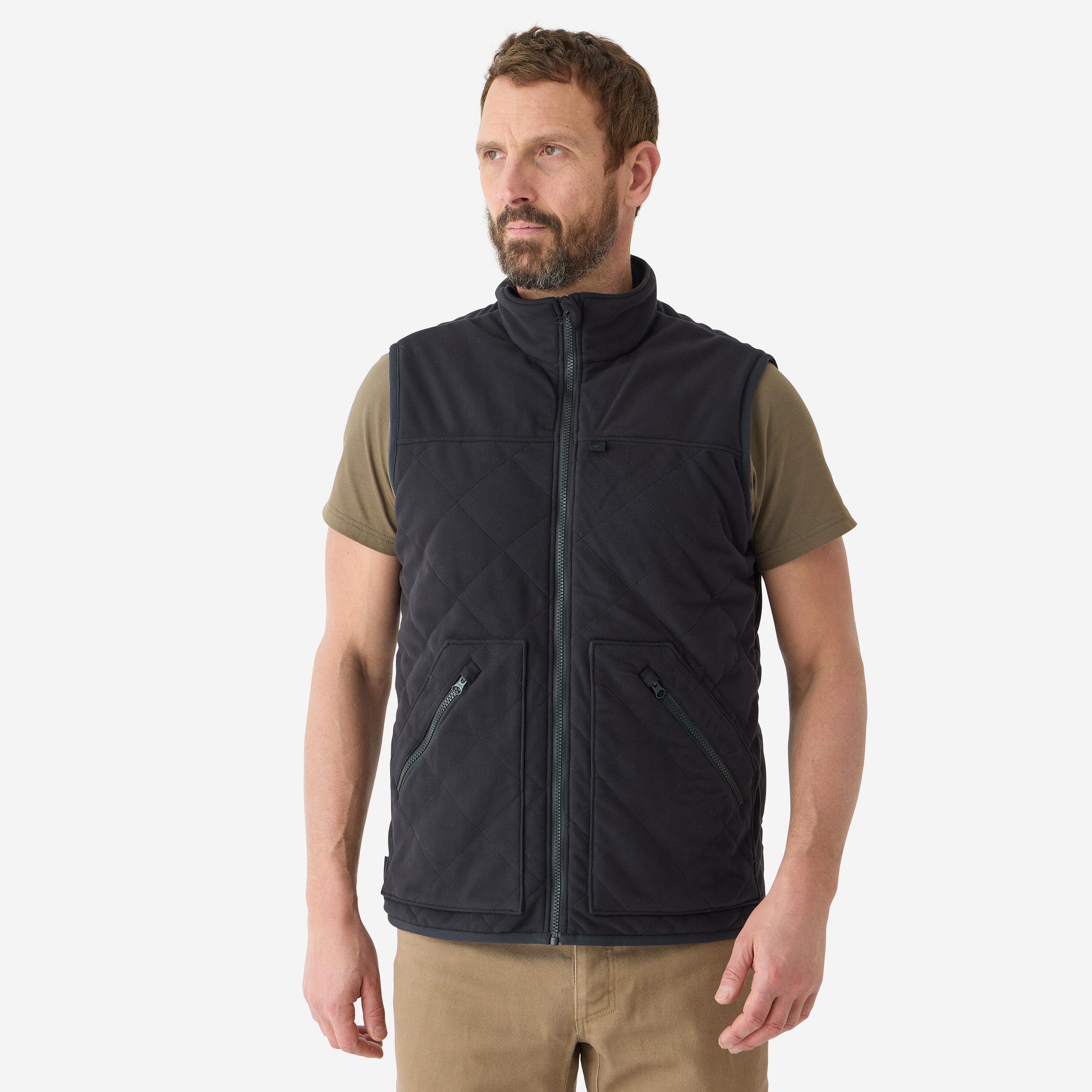 SOLOGNAC Gilet 500 imbottito nero