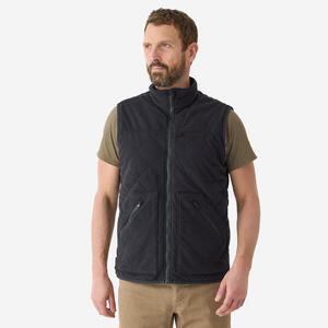 Chaleco Solognac 500 Adultos Negro Acolchado