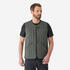 Reversible quilted vest 100, green