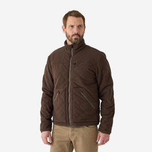 Chaqueta Solognac 500 Adulto Marrón Acolchada Silenciosa Calida