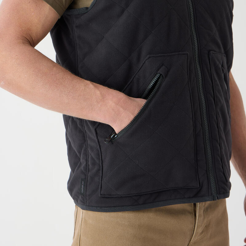 Gilet matelass?� 500 marron SOLOGNAC - Decathlon
