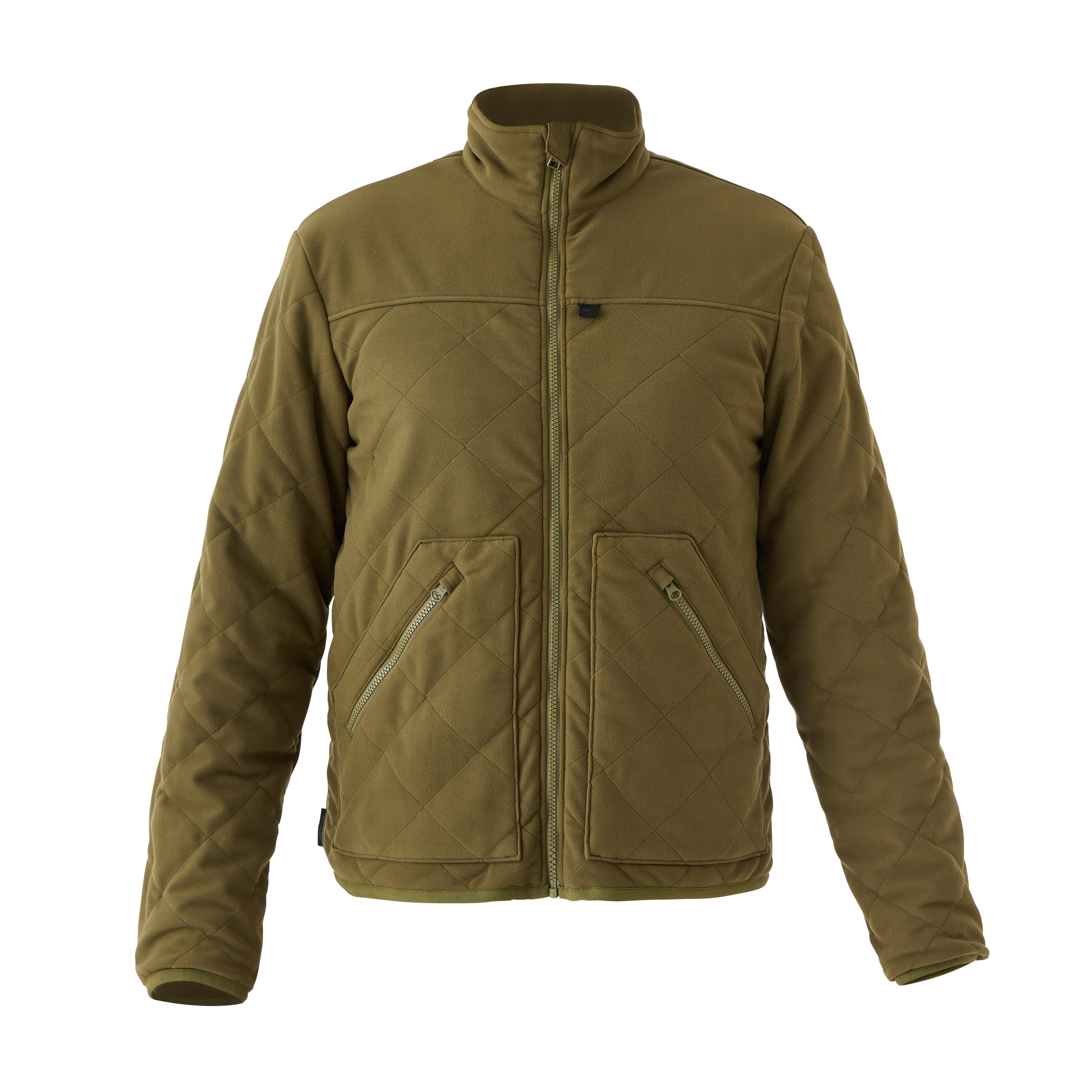 Quilted jacket 500 olive green | Decathlon