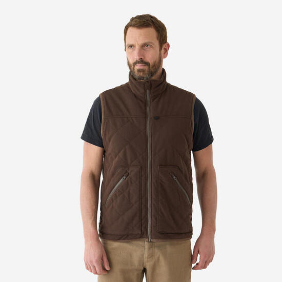 Second Hand - Gilet imbottito 500 marrone - BUONO