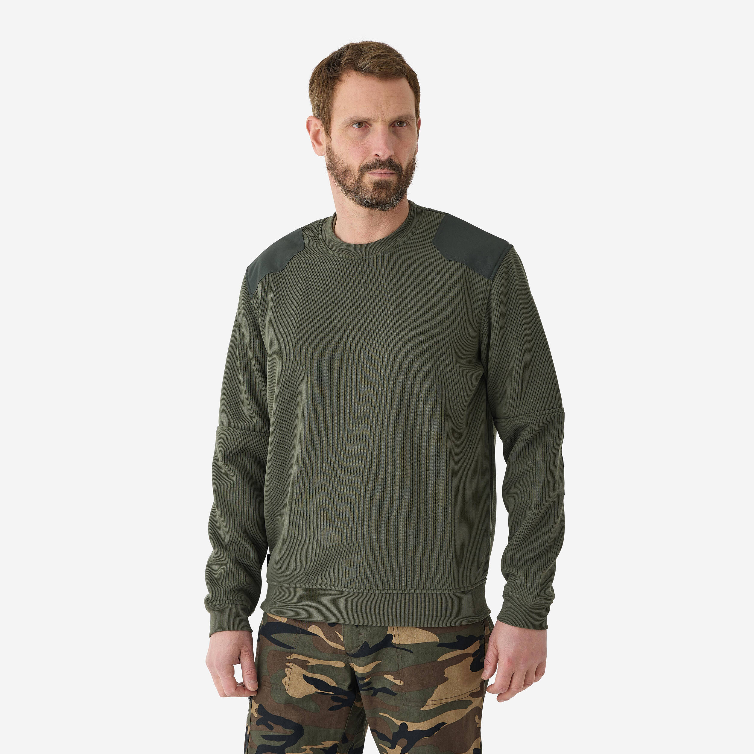 Outdoor Warm Sweater Commando 500 - Green