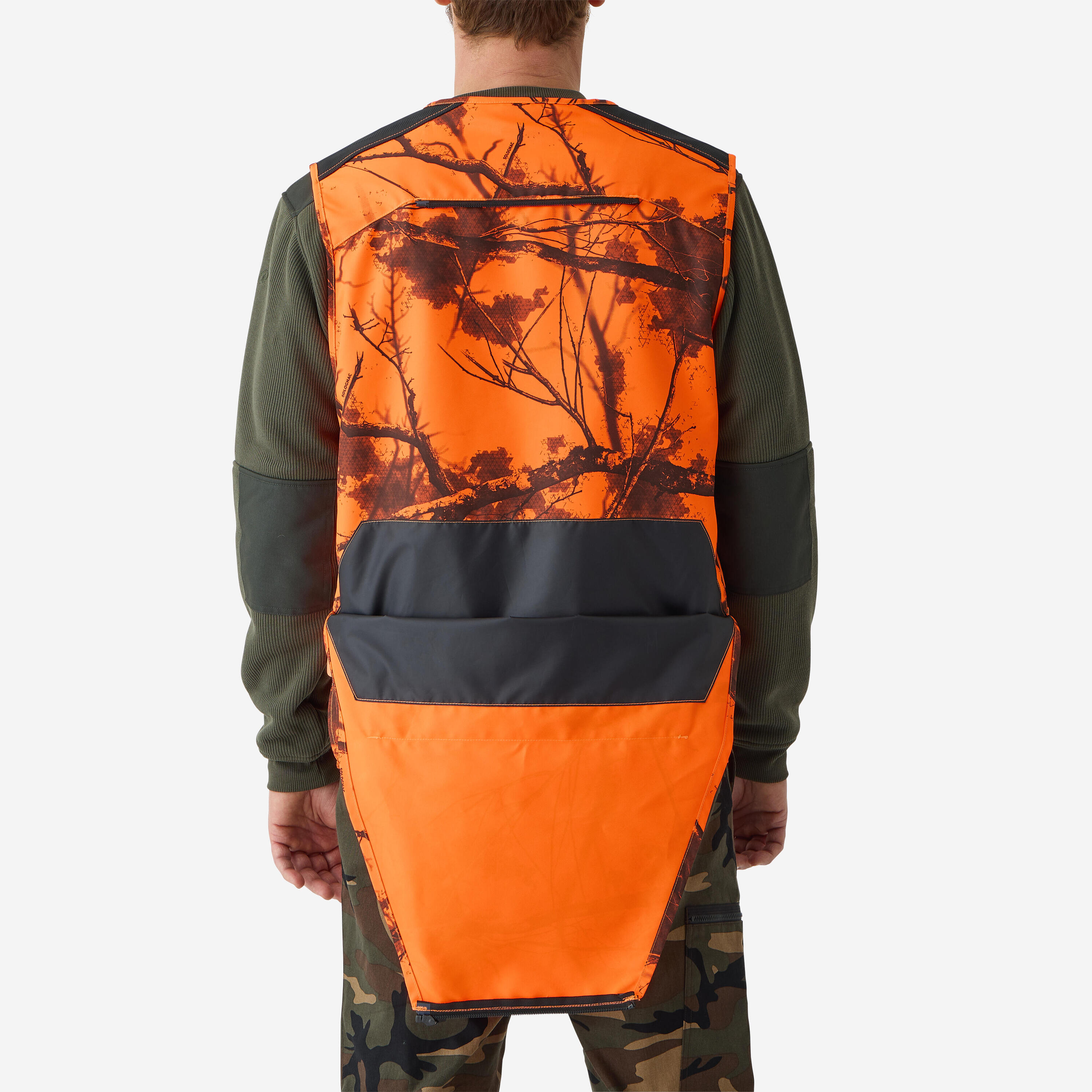 Jagdweste Camo Neon mit 12 Taschen 500 Treemetic 2/18