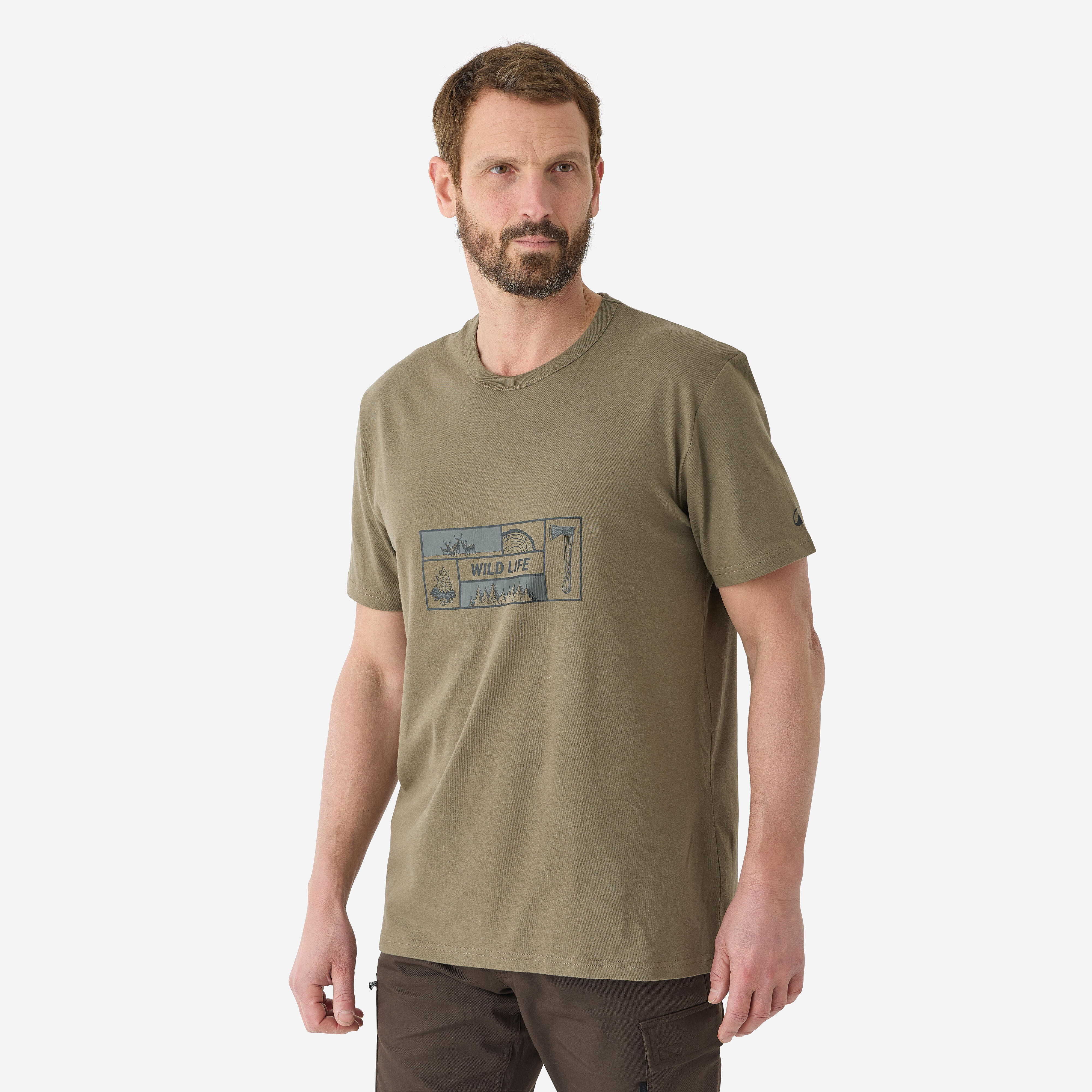 SOLOGNAC T-Shirt 100 Baumwolle Wildlife | 03608392809088 SOLOGNAC T-Shirt 100 Baumwolle Wildlife | 03608392809088