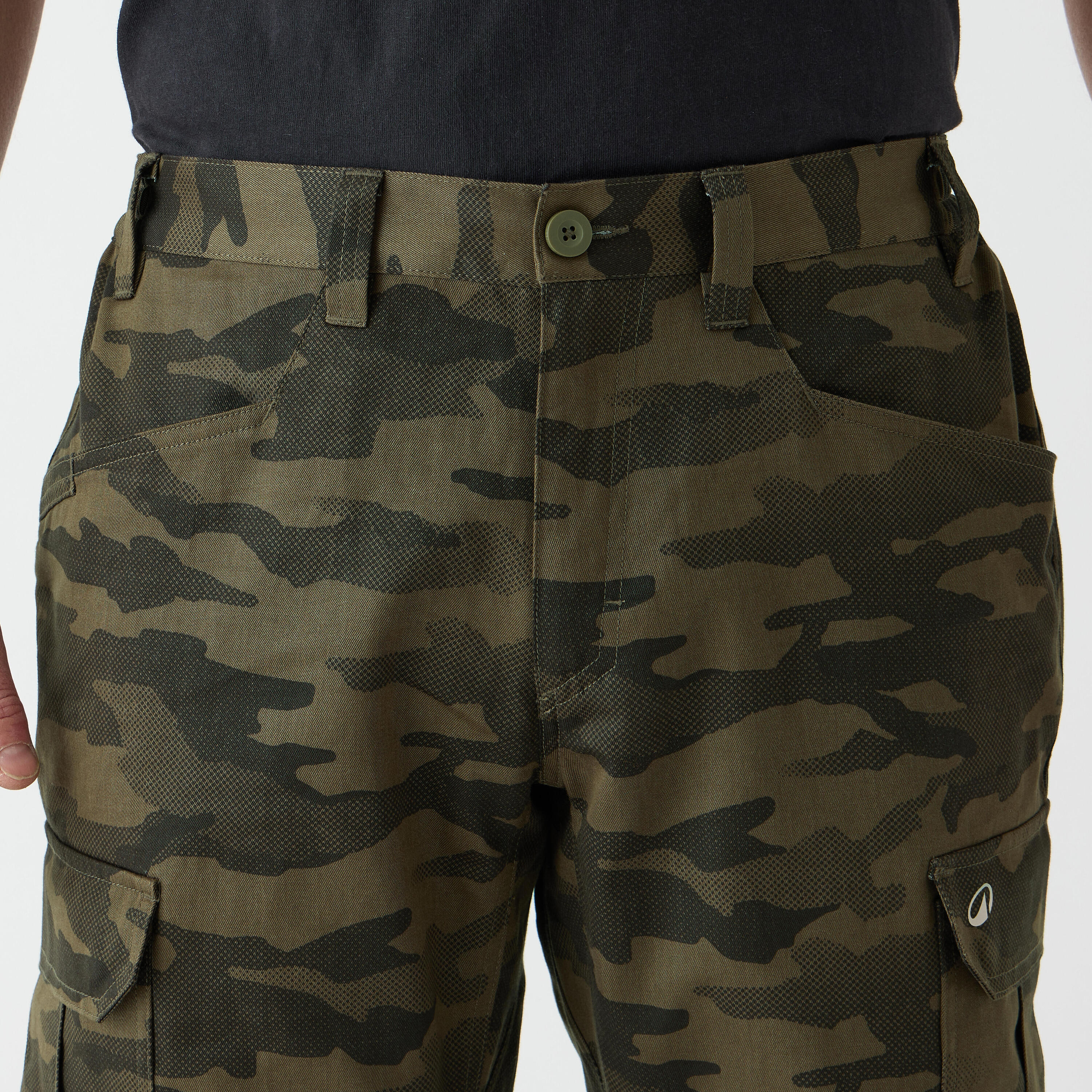 Pantalon de chasse résistant homme – Steppe 500 camouflage 5/11