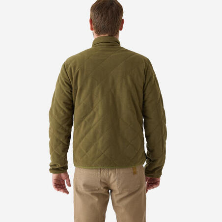 Куртка чоловіча 500 утеплена оливково-зелена