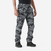 Pantalon cargo résistant, Steppe 500 camouflage noir