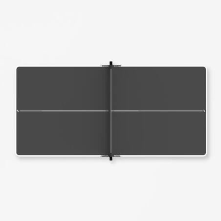 Стіл PPT 130 для настільного тенісу в приміщенні малий розмір чорний