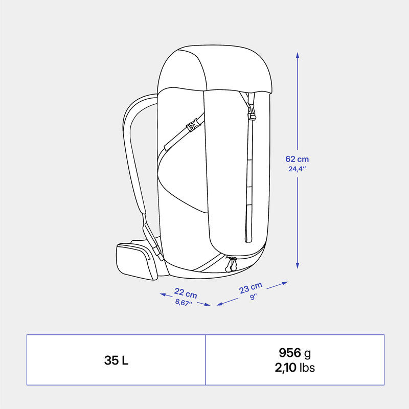 Túrahátizsák, 35 literes - MH100 