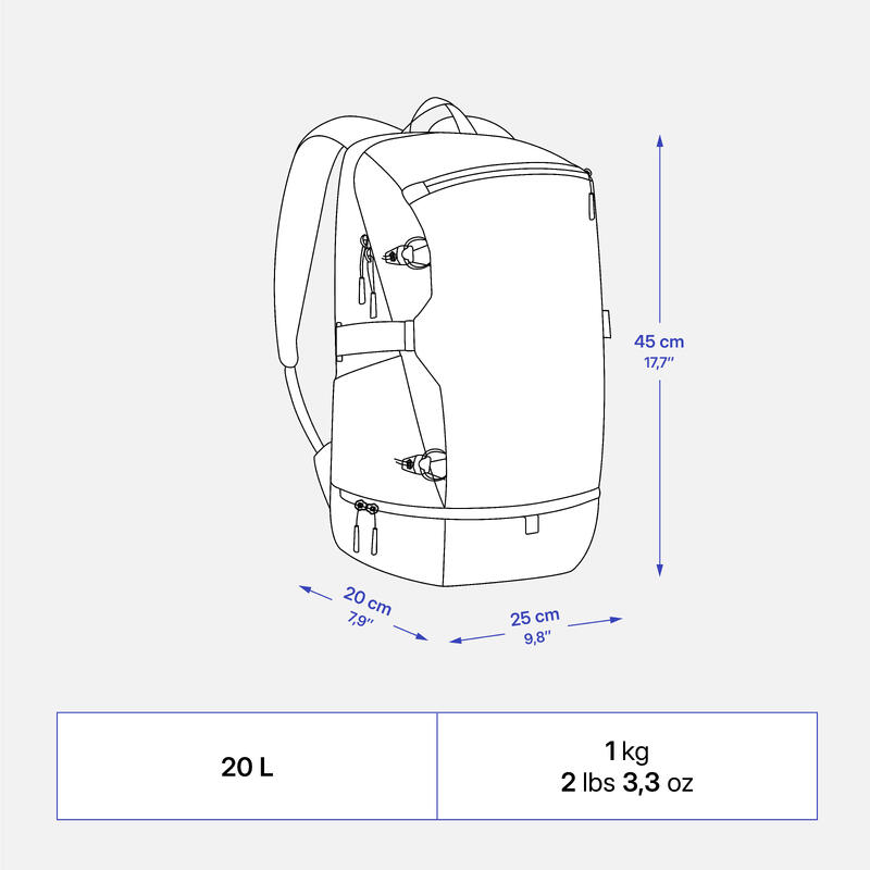 Sac à dos isotherme 20L - NH Arpenaz 500 isotherme gris