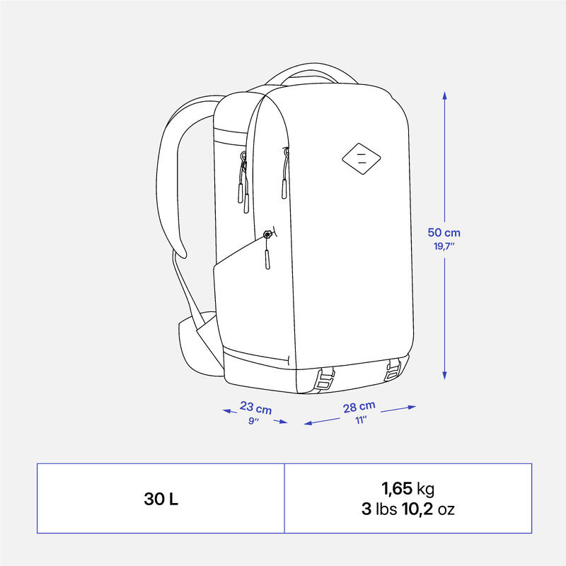 Rucsac drumeție pentru aparatul foto 30L, Explorer 900 Focus Gri