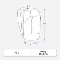 Hiking Backpack 10L, NH100 Arpenaz blue