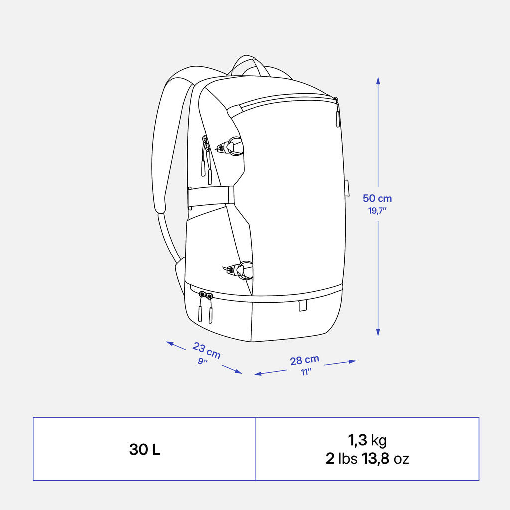 30L Hiking Backpack NH Arpenaz 500 isothermal