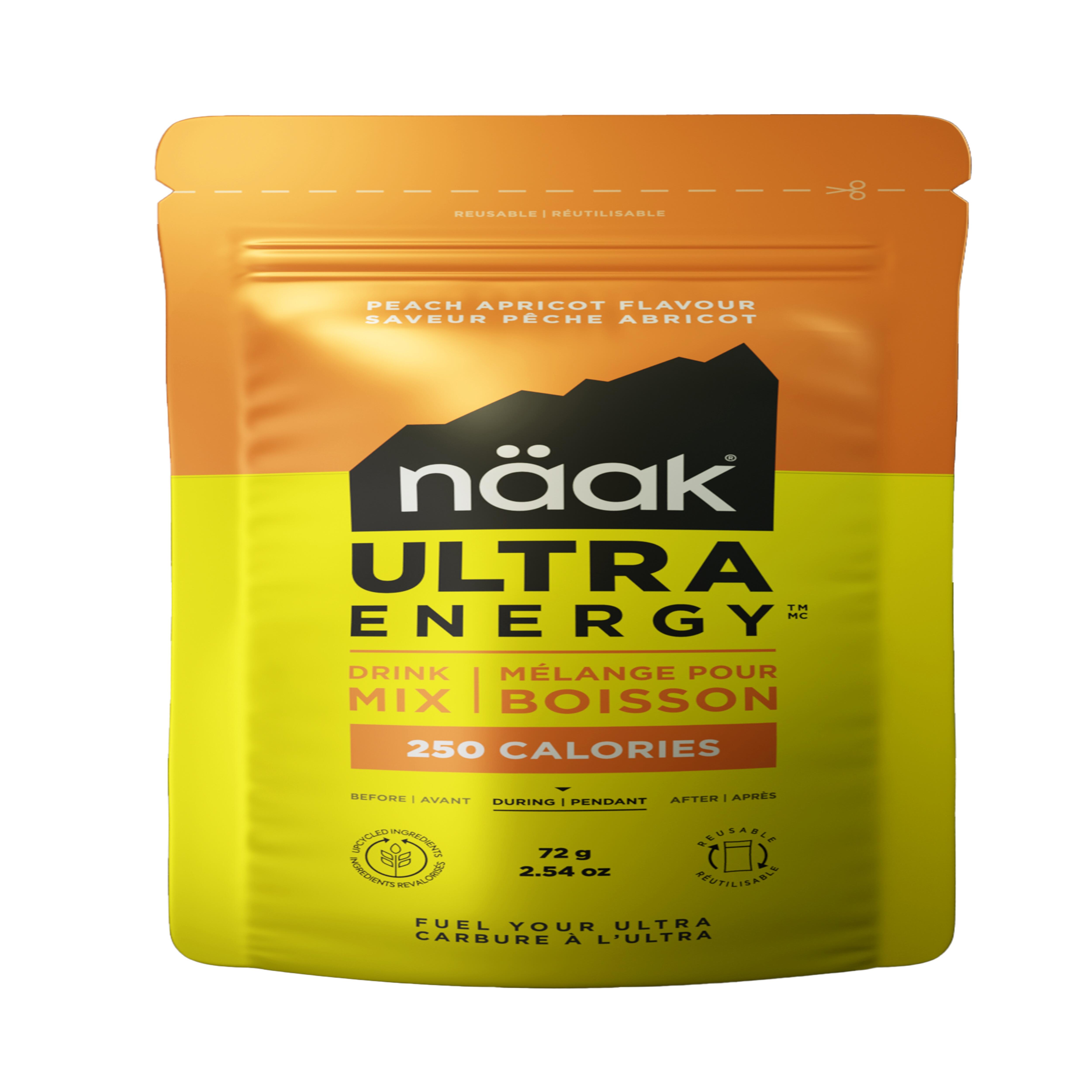 Energy Drink Mix, Peach and Apricot - NÄAK