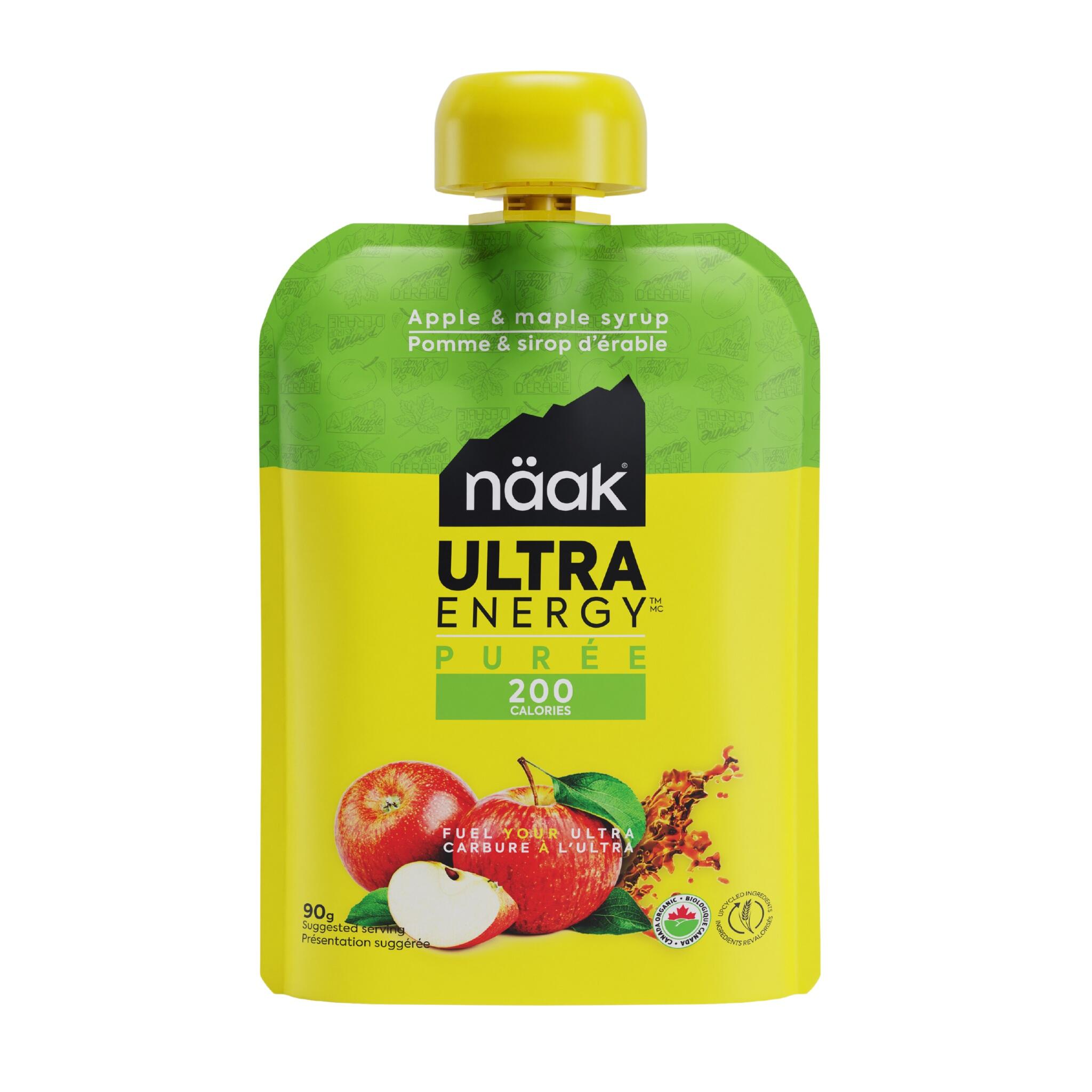 Purée Ultra Energy – Pomme et sirop d'érable - NAAK