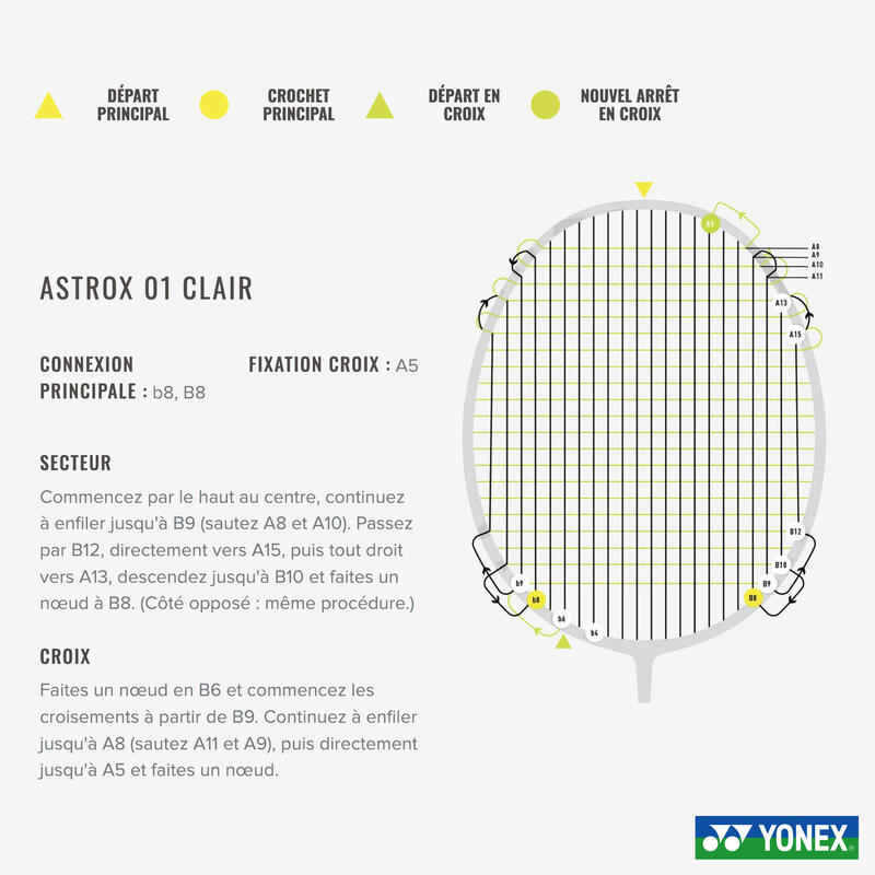 Felnőtt tollasütő - Astrox 01 Clear