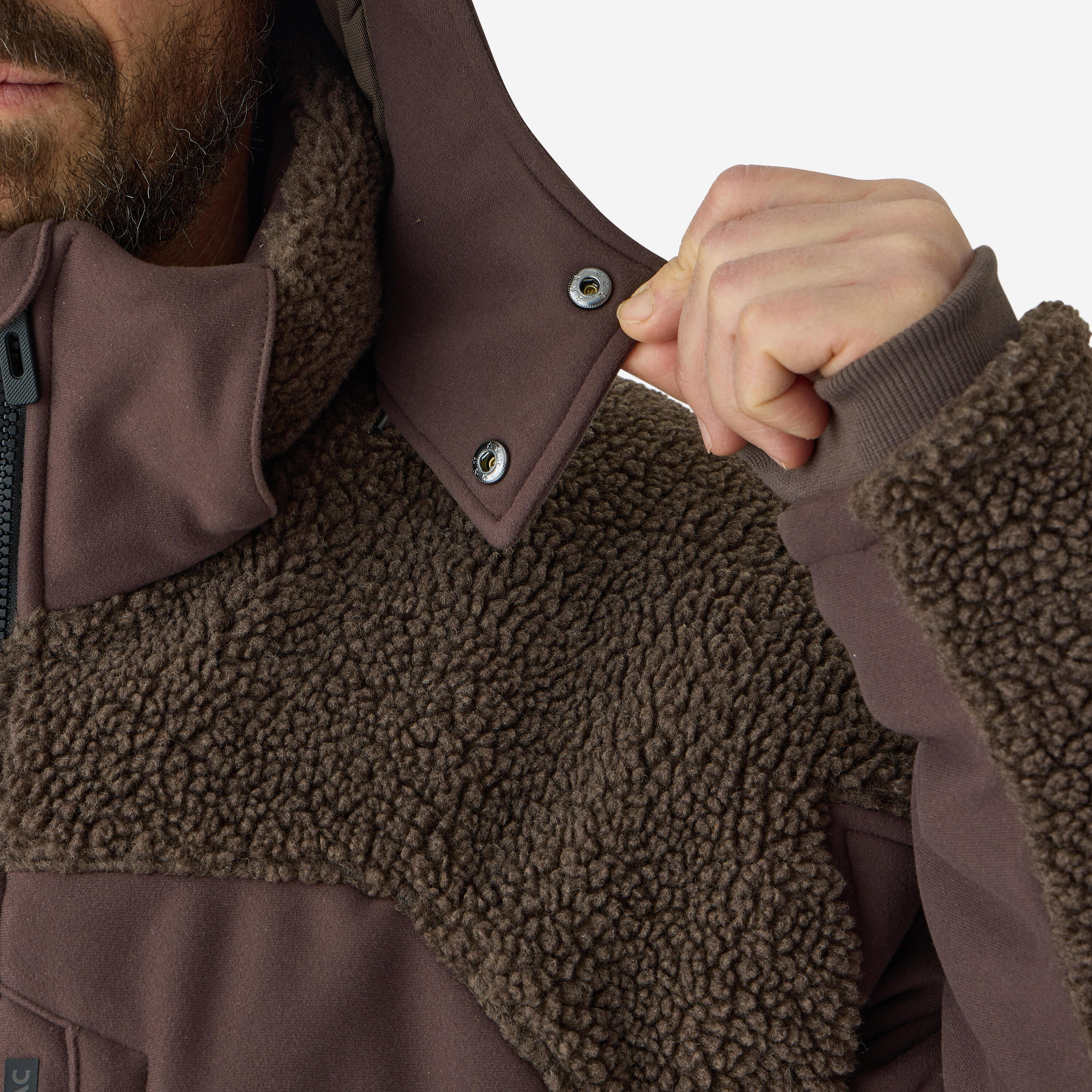 Warme Jacke Silent 900 braun 8/9