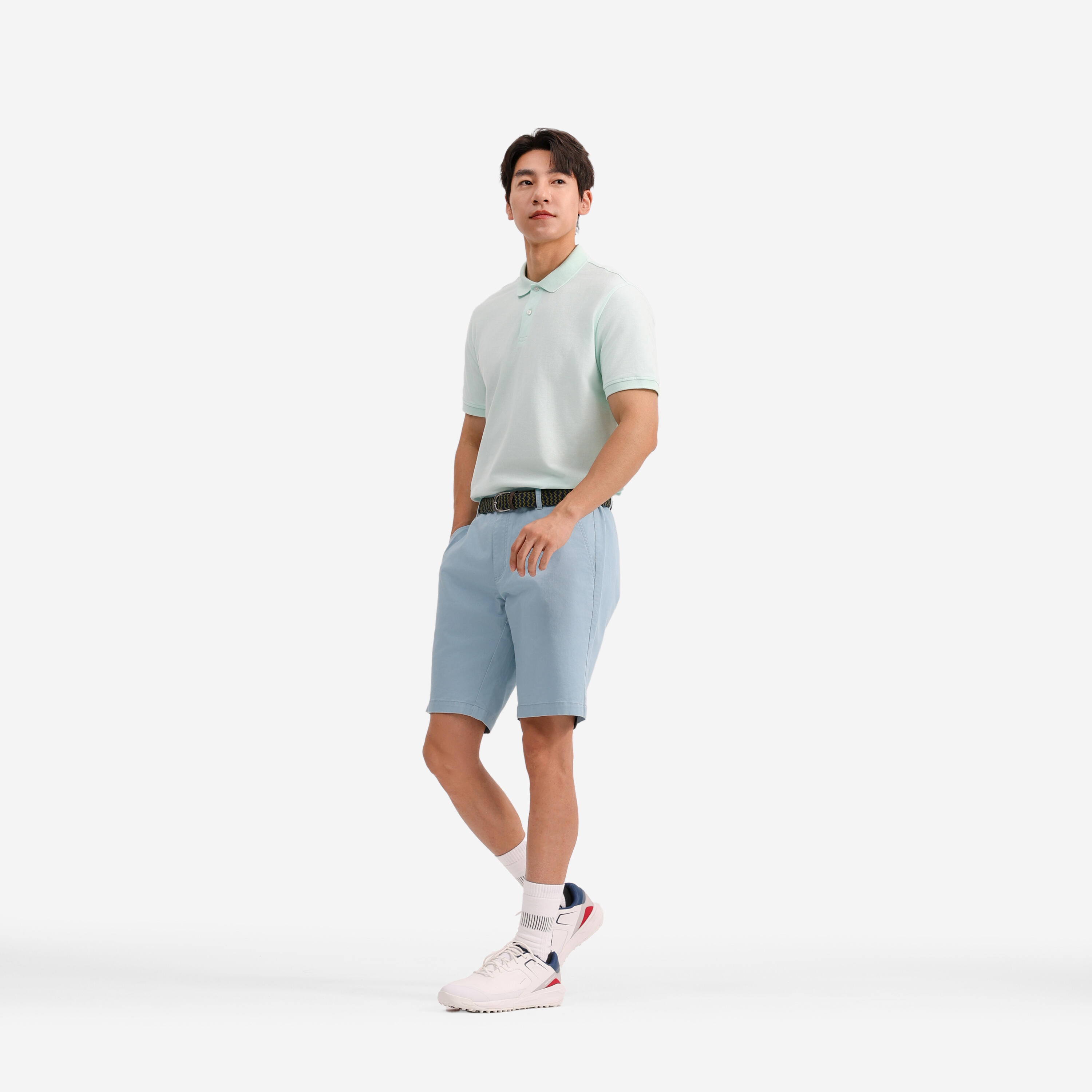 Polo golf uomo MW 500 verde 14/25