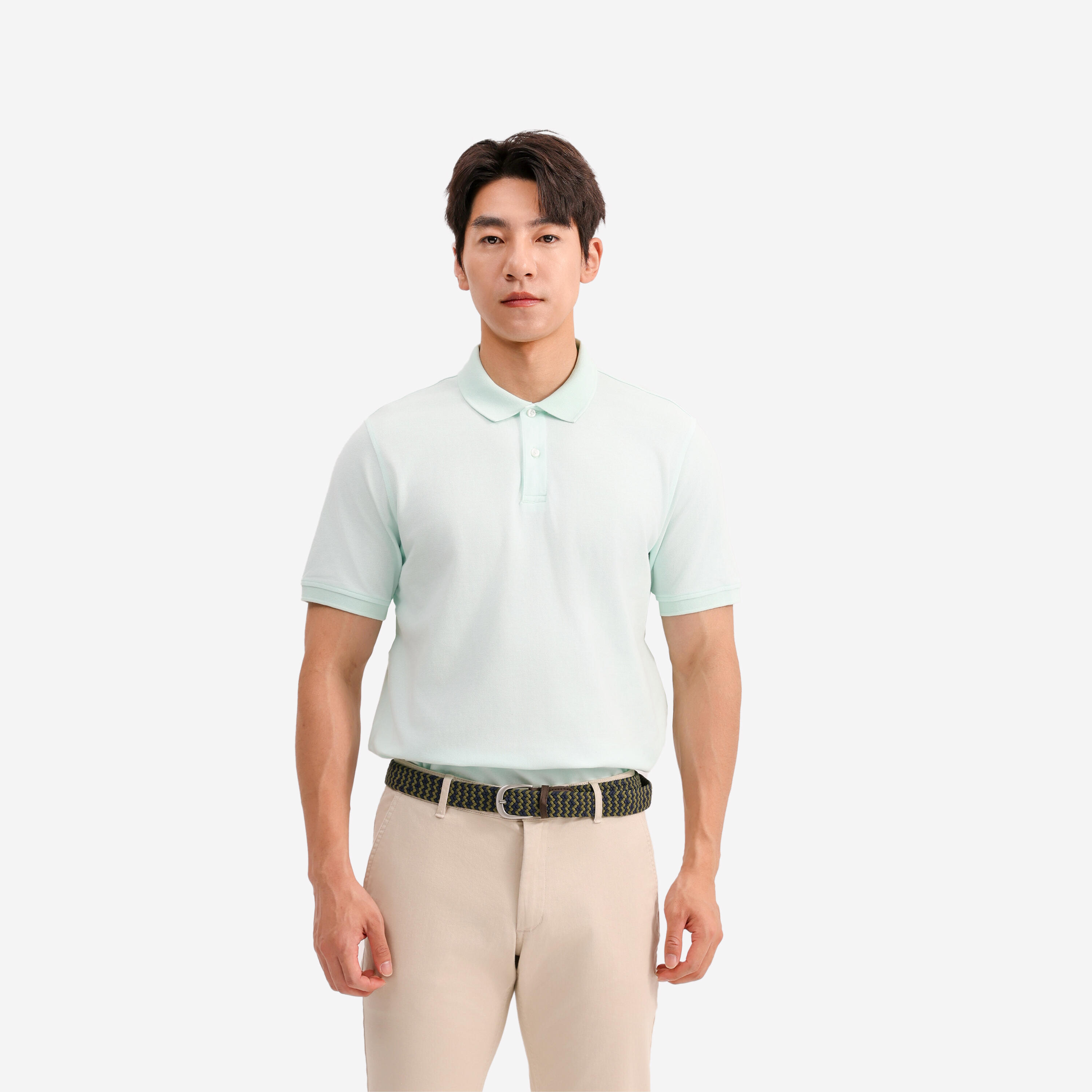 Polo golf uomo MW 500 verde 11/25