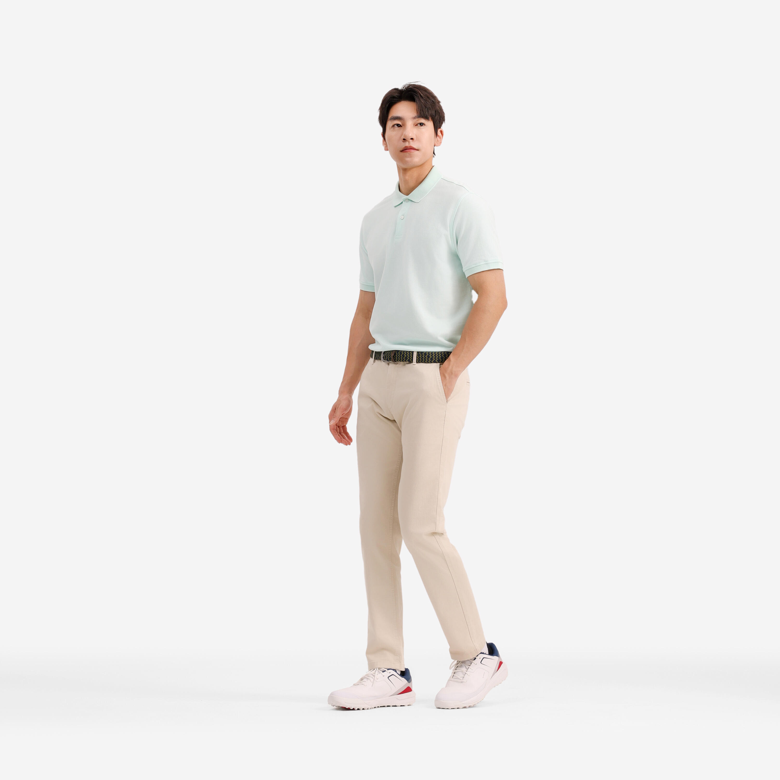 Polo golf uomo MW 500 verde 9/25