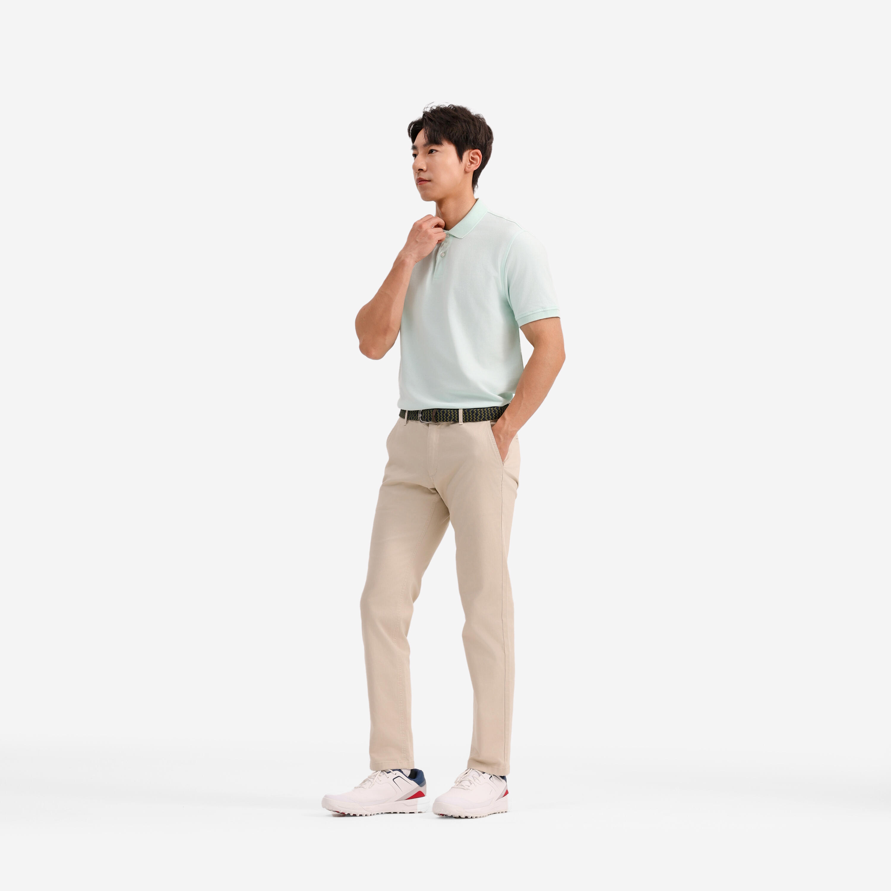 Polo golf uomo MW 500 verde 8/25