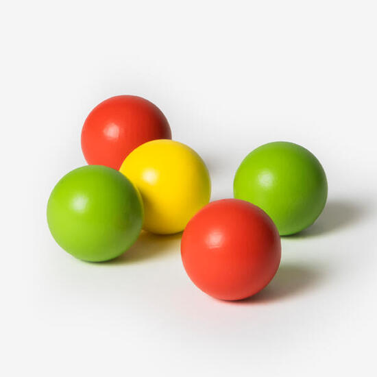 Zielkugeln Boule Wettkampf aus Buchsbaumholz 5 Stk.