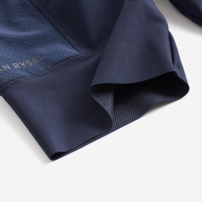 Cuissard bretelles de vélo de route homme Endurance Bleu marine