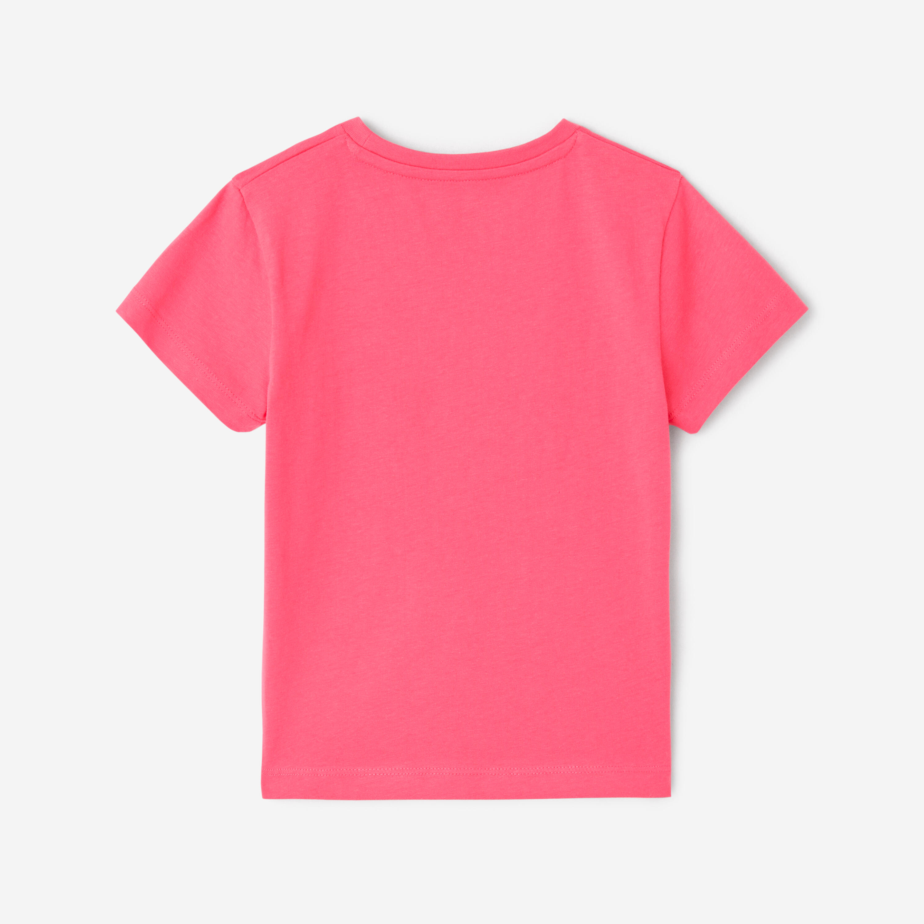 Kids sport outfit T-shirt en korte broek - roze 3/6