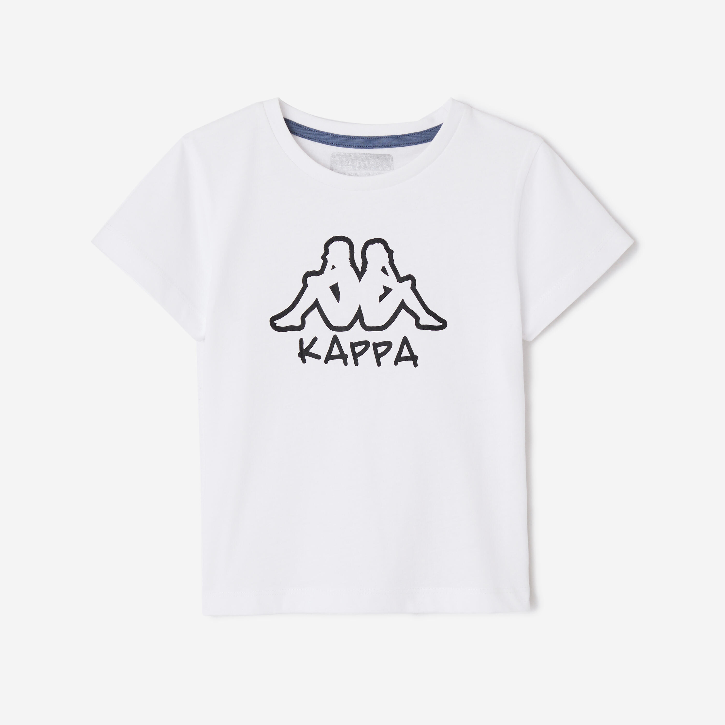 Kids sport outfit T-shirt en korte broek - wit/grijs 2/6