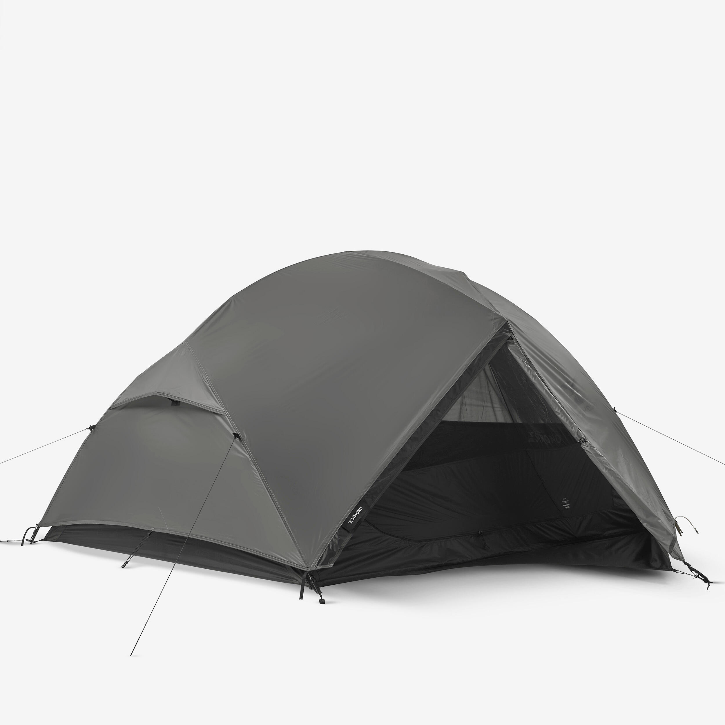 Tenda abóbada de trekking 3 pessoas mt900, leve e autoportante