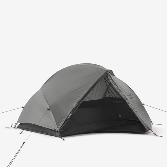 Tenda trekking MT900 grigia e nera | 2 posti