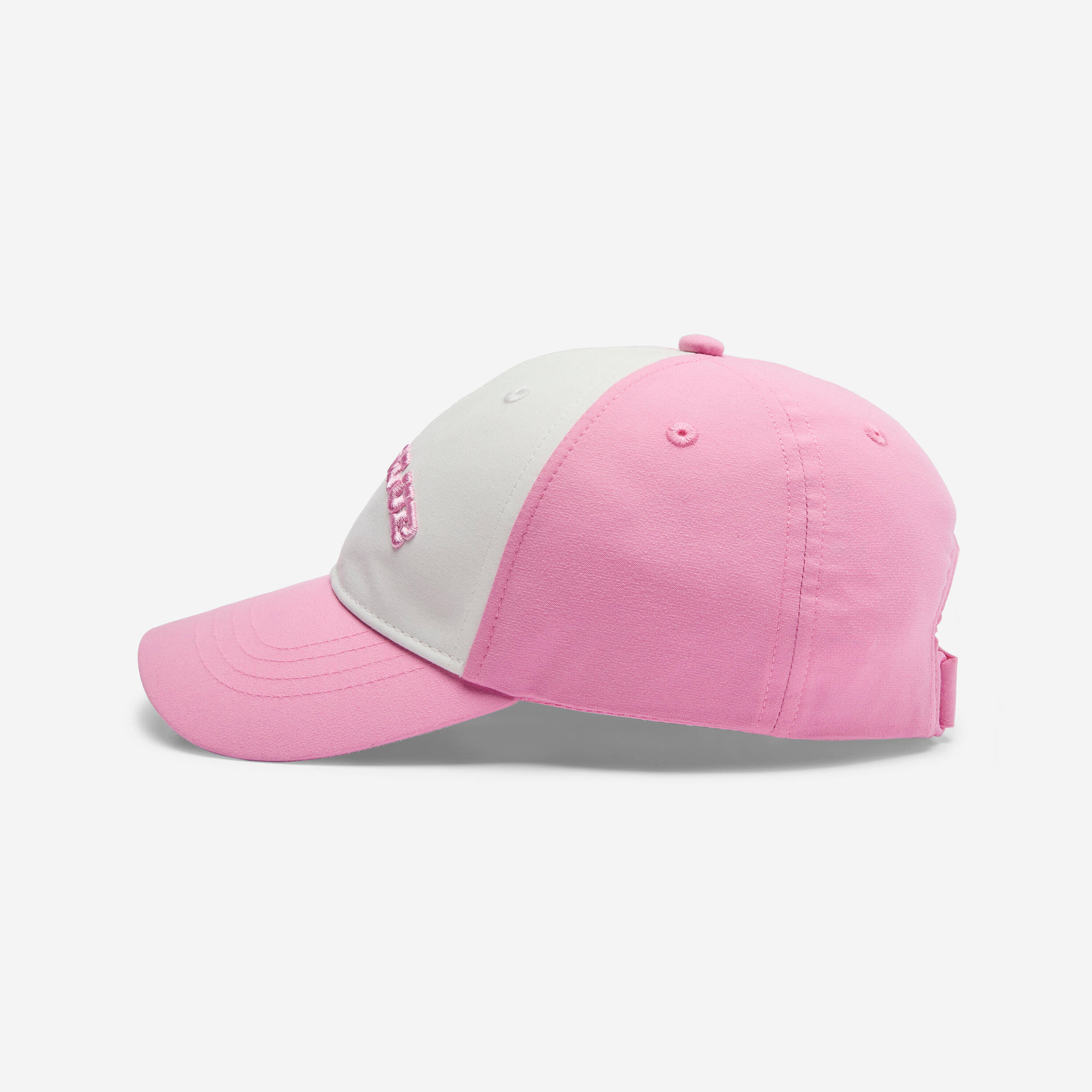 UV Protected Kid's Adjustable Cap 500 - Begonia Pink -  5
