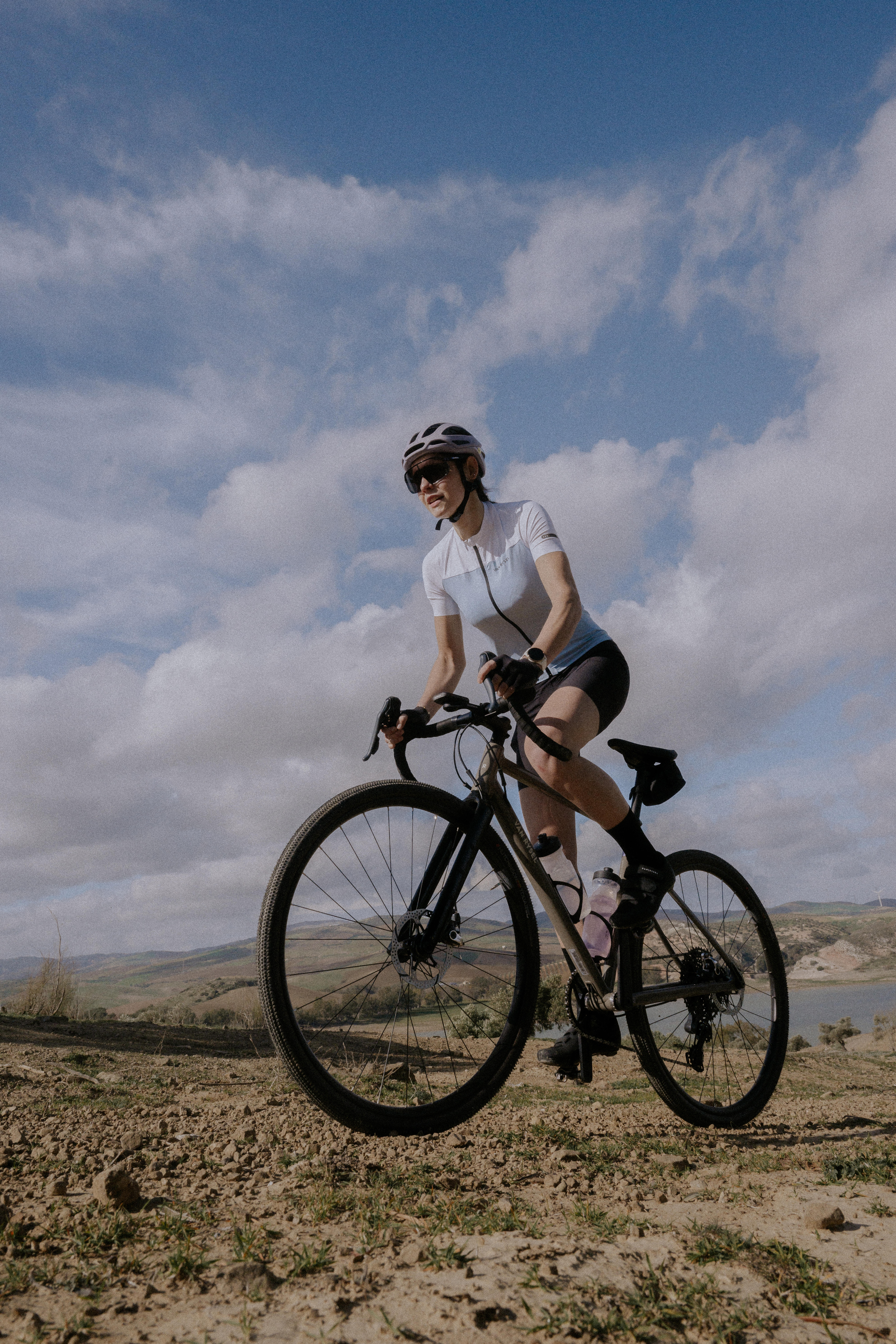 Gravel Bike 10 Speed - AF Brown Microshift SWORD - VAN RYSEL