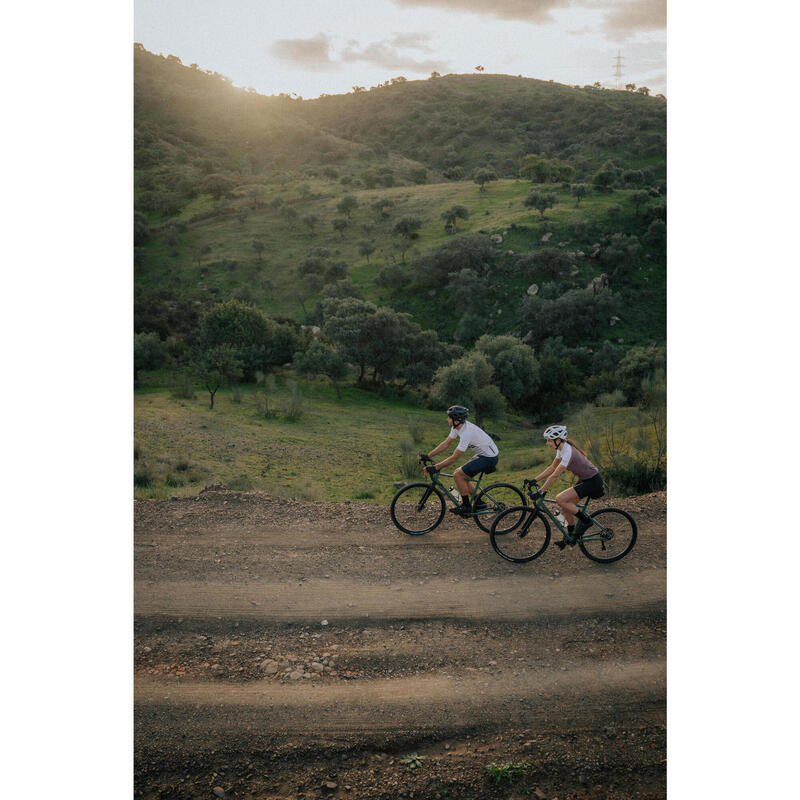 Vélo gravel Microshift Acolyte 1x8v, GRVL AF DISCOVER vert