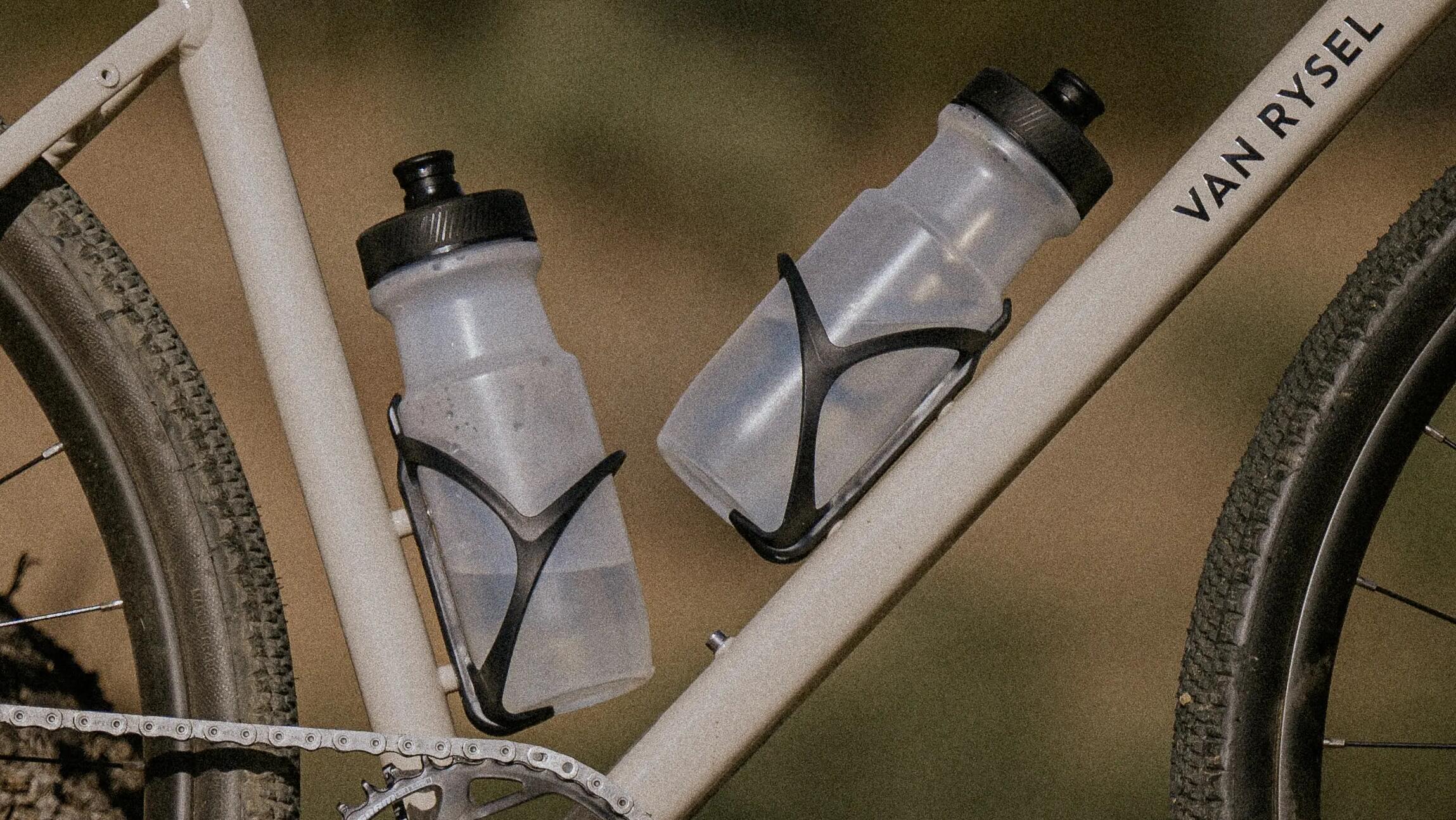 SUPORT BIDON BICICLETĂ 500 NEGRU