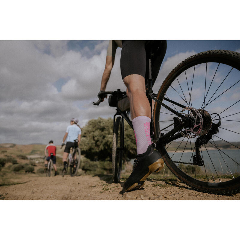 Chaussettes vélo 900 lila