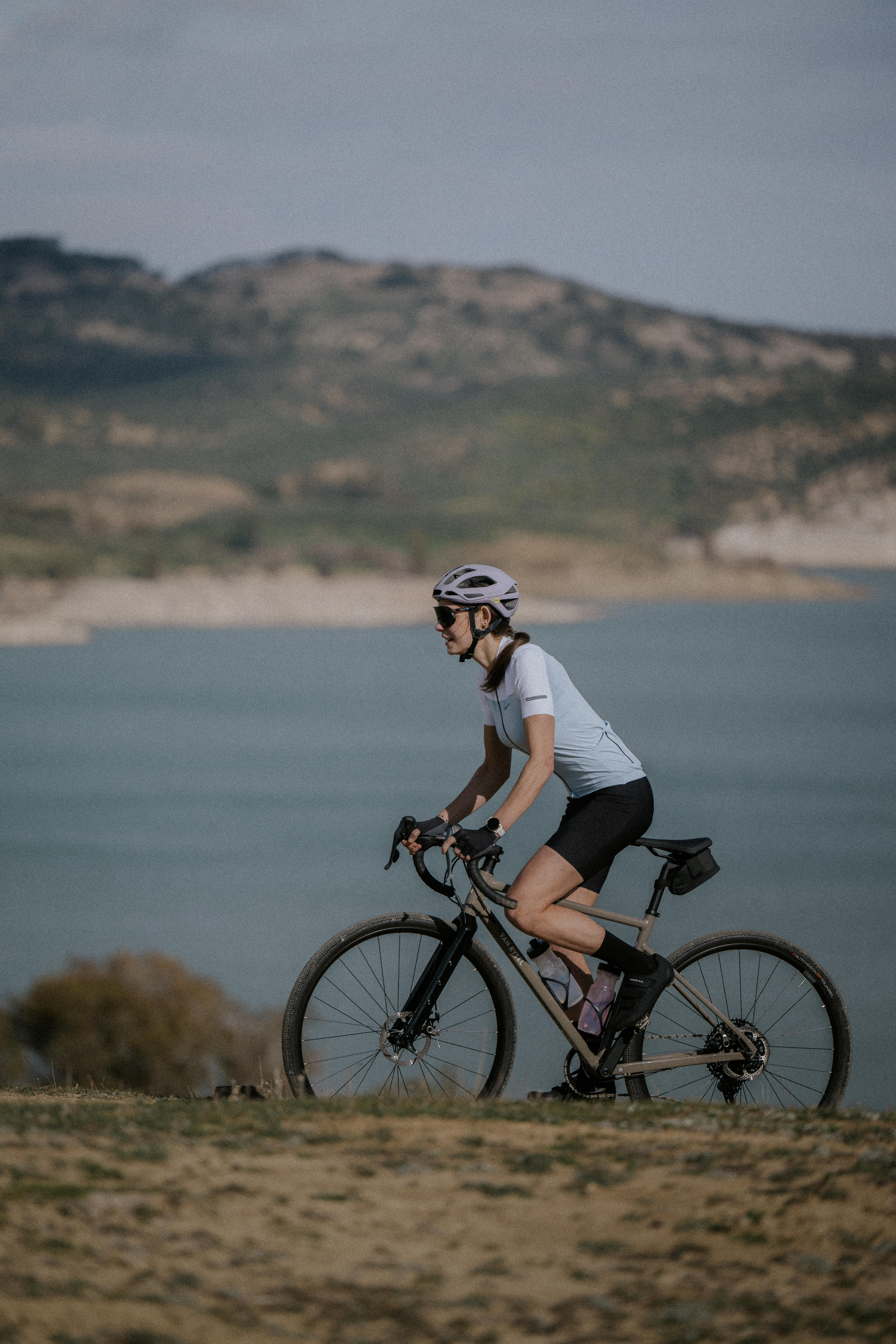 Maillot de vélo de route à manches courtes ajusté femme – EDR 2 - VAN RYSEL